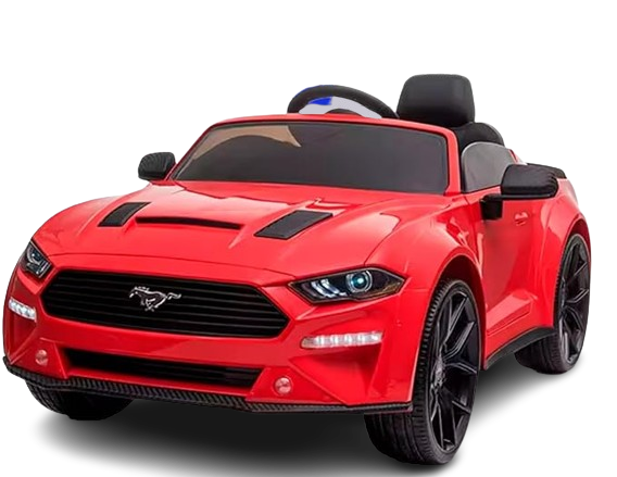 Coche de 24v para niños rojo con funcion drift Mustang