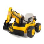 Tractor excavadora eléctrico para niños New Holland 12V