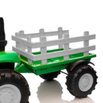 remolque de tractor para niños verde